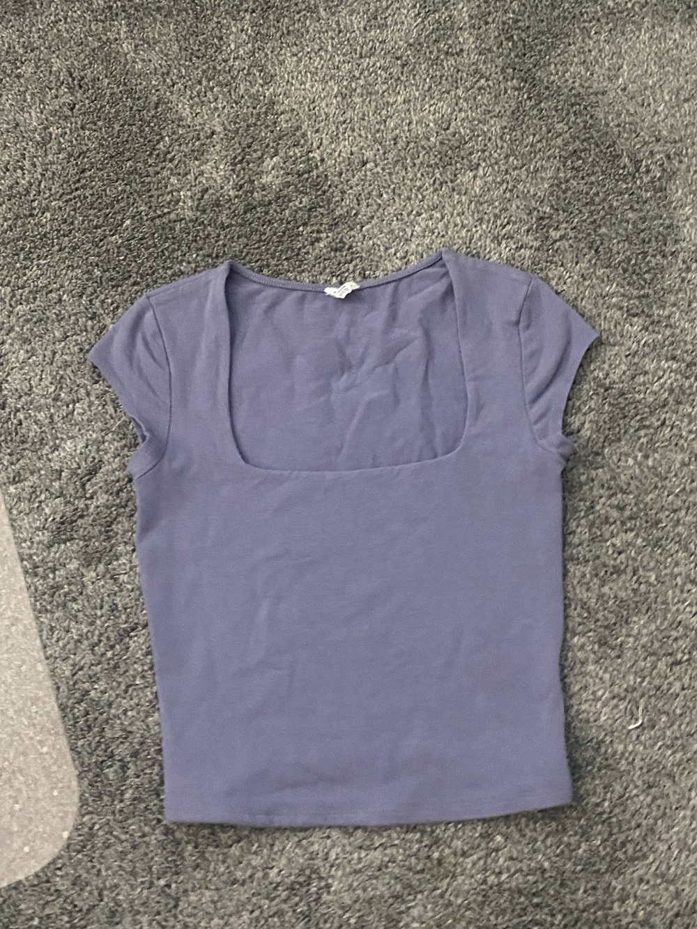 garage square neck top